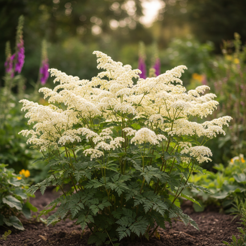 Meadowsweet in garden setting