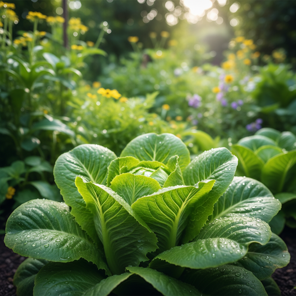 Garden Lettuce in garden setting