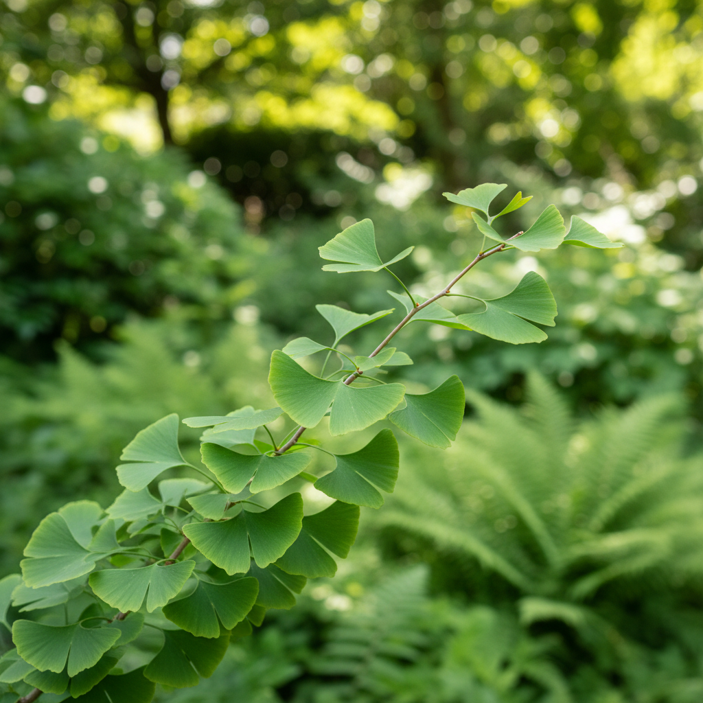 Maidenhair Tree in garden setting