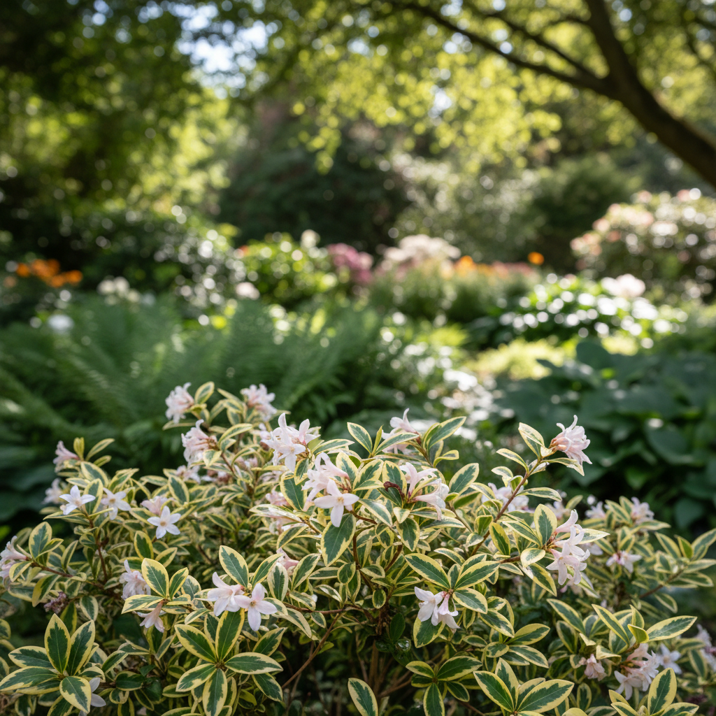 Daphne in garden setting