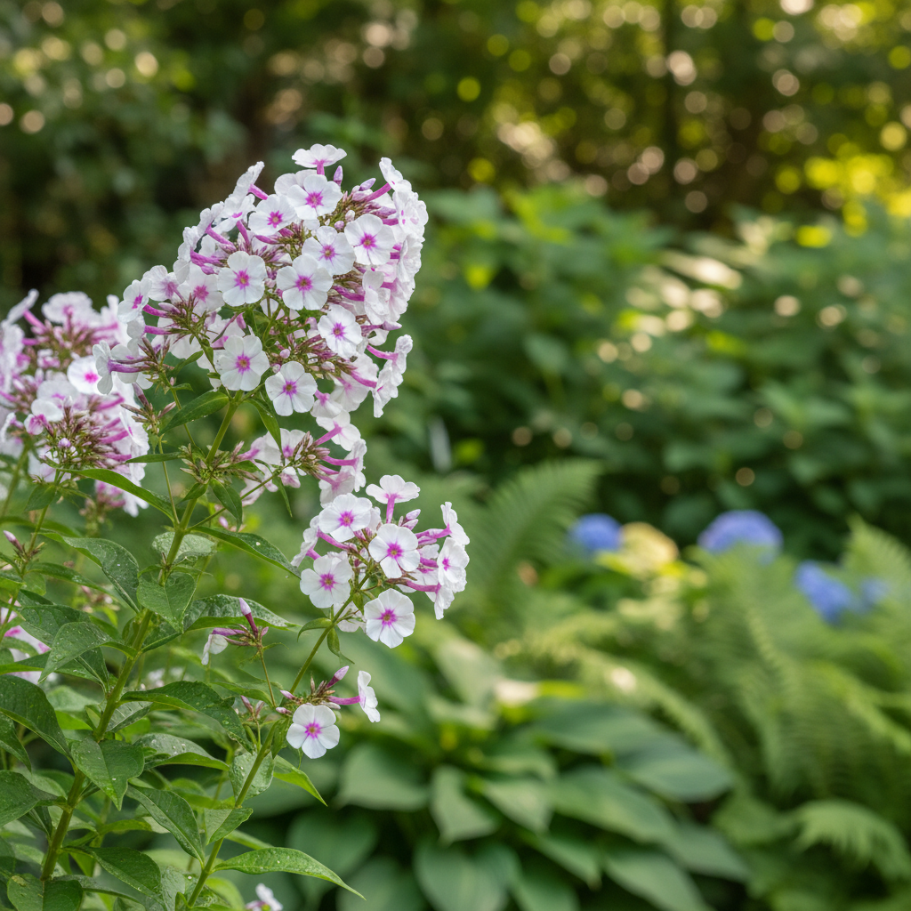 Garden Phlox in garden setting
