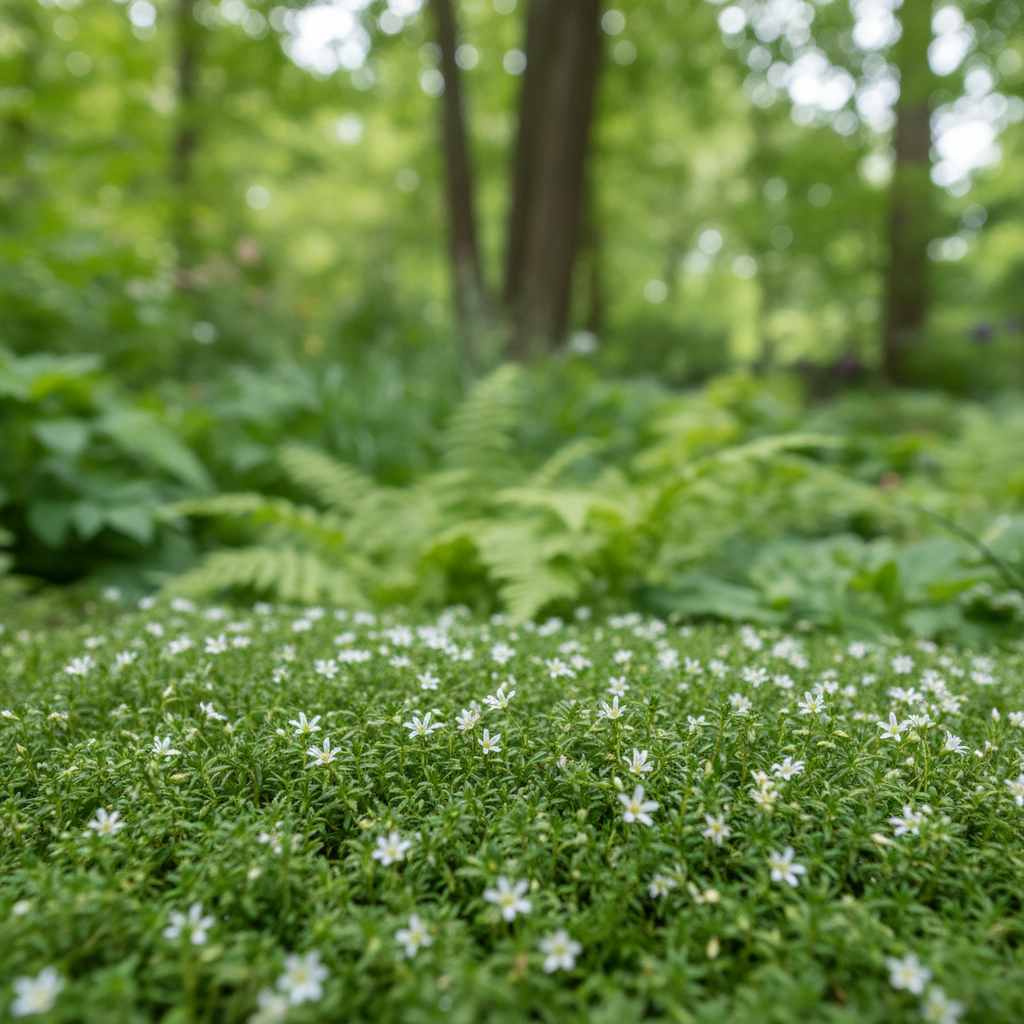 Green Carpet in garden setting