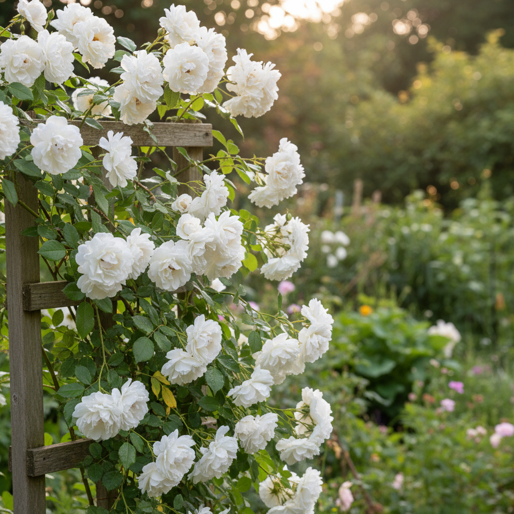 Iceberg Climber in garden setting