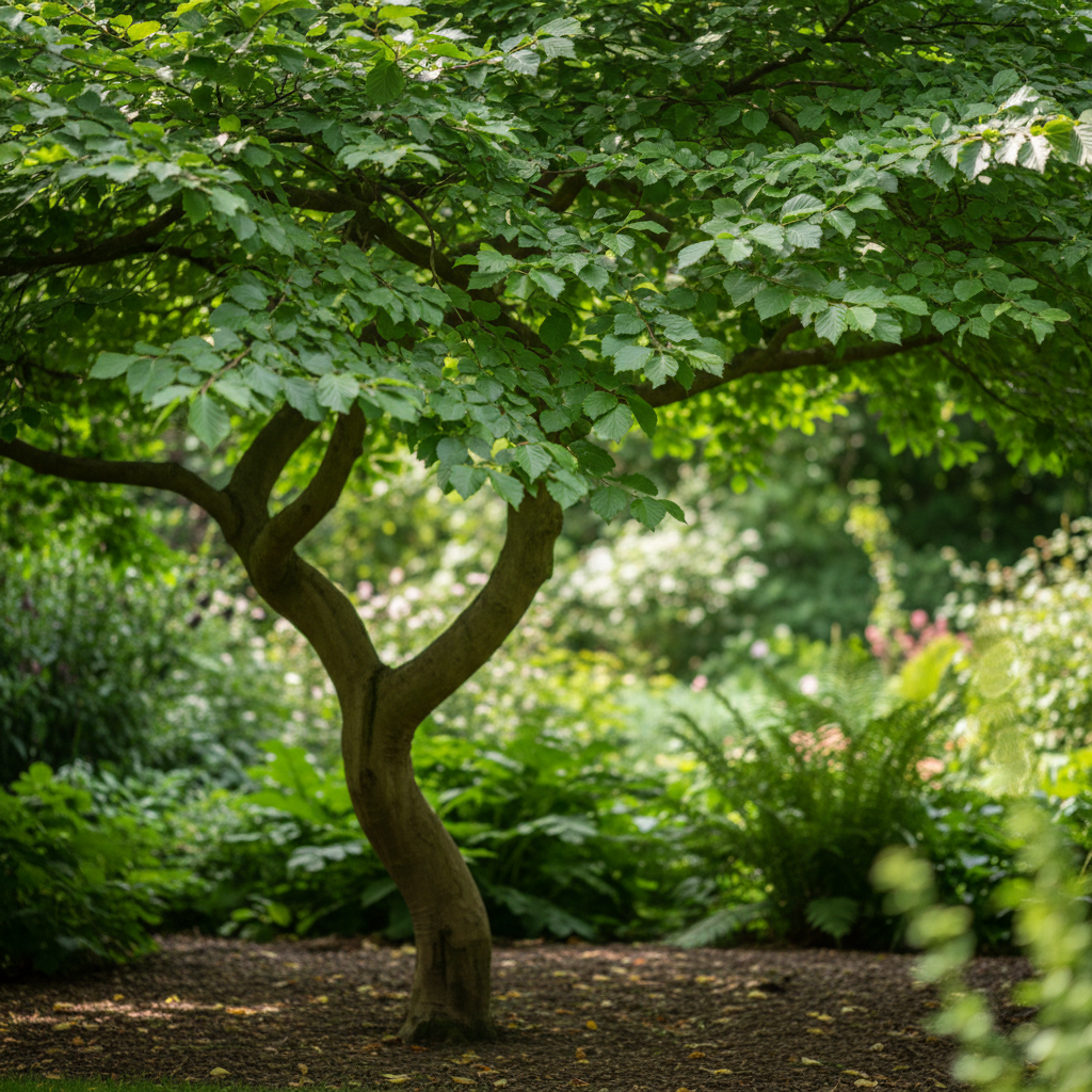 Hornbeam in garden setting