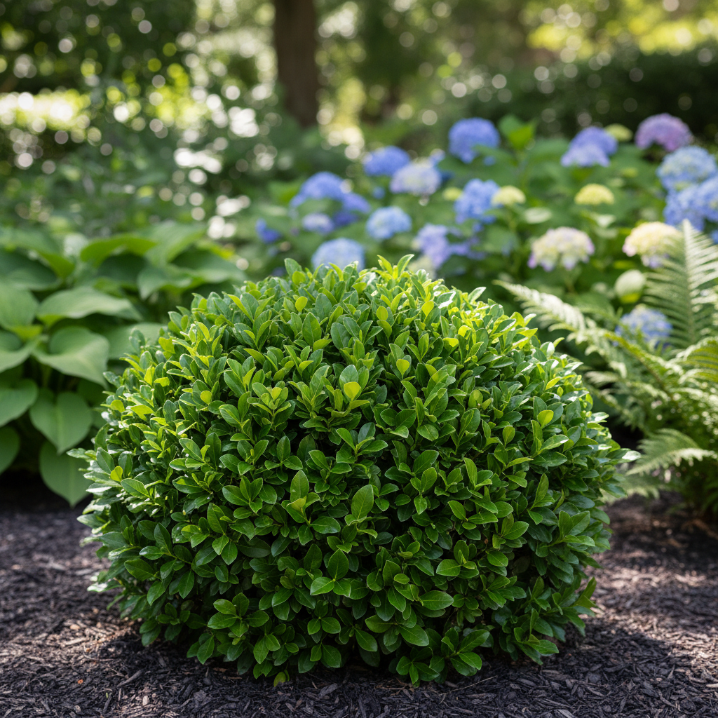Kohuhu in garden setting