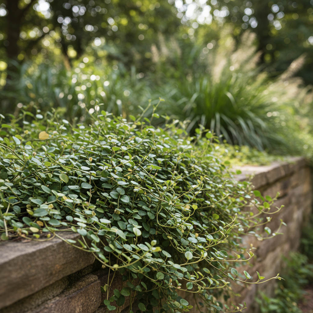 Wire Vine in garden setting