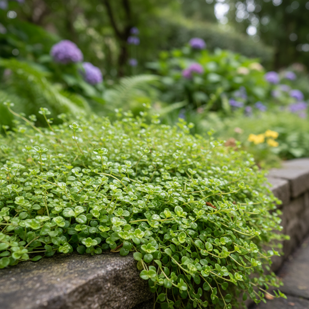Baby's Tears in garden setting
