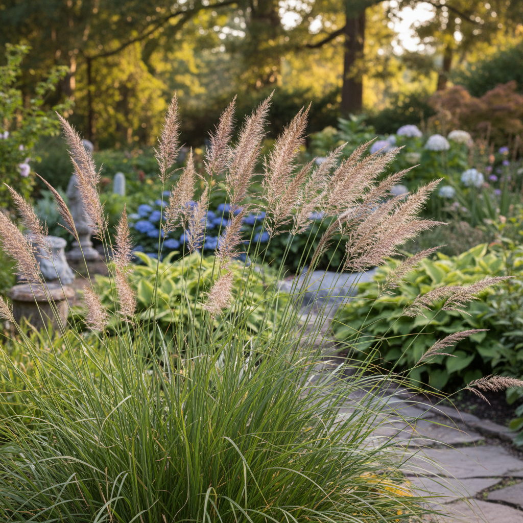 Eulalia in garden setting