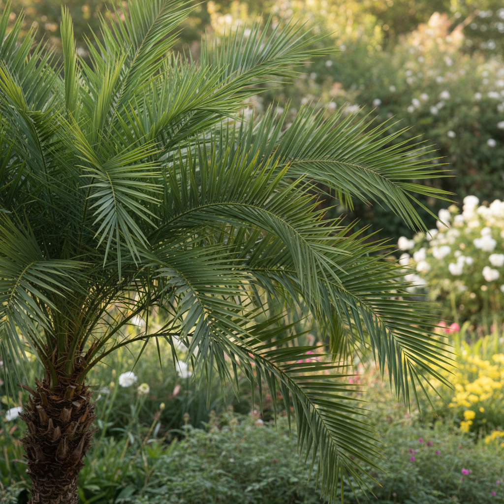 Areca Palm in garden setting