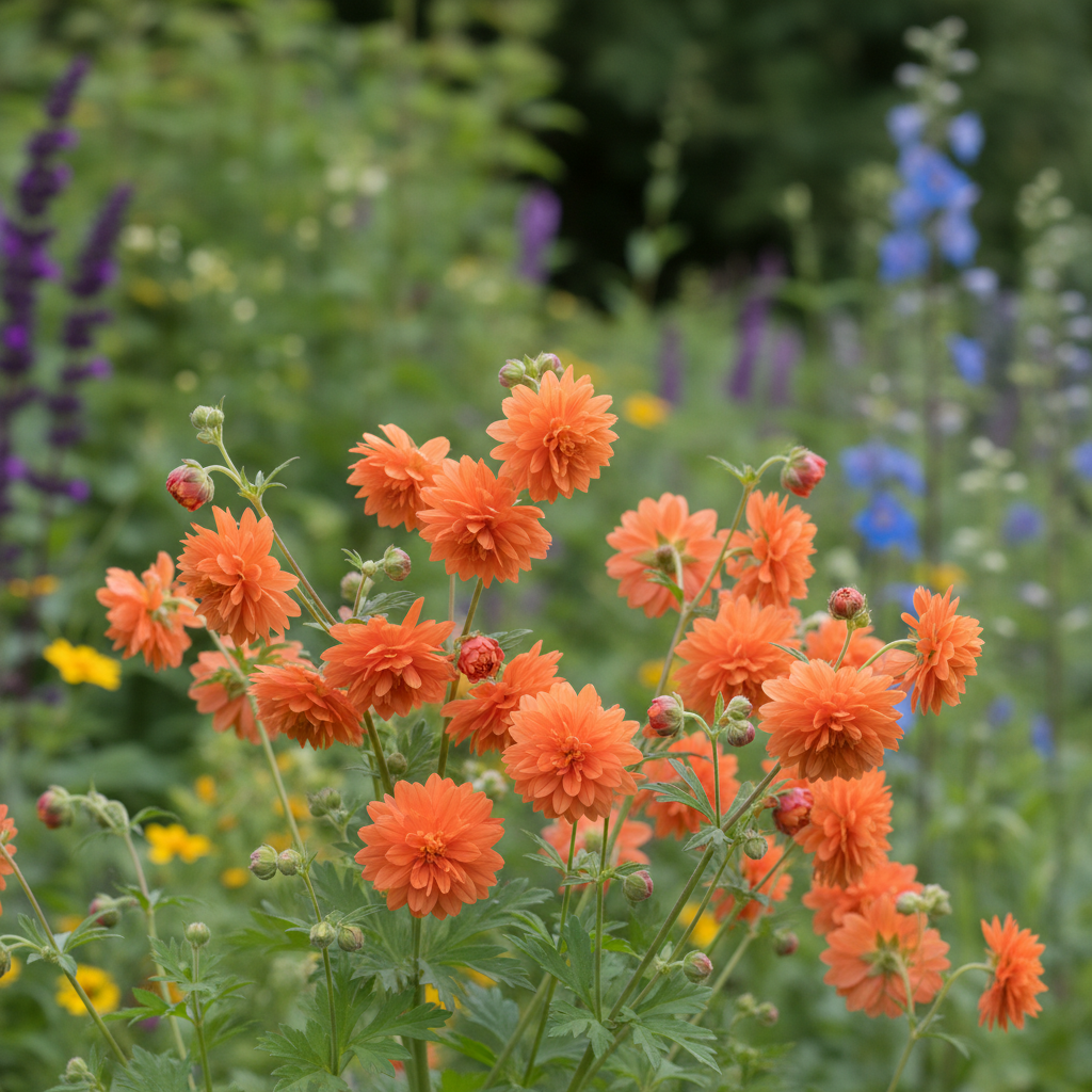 Avens in garden setting