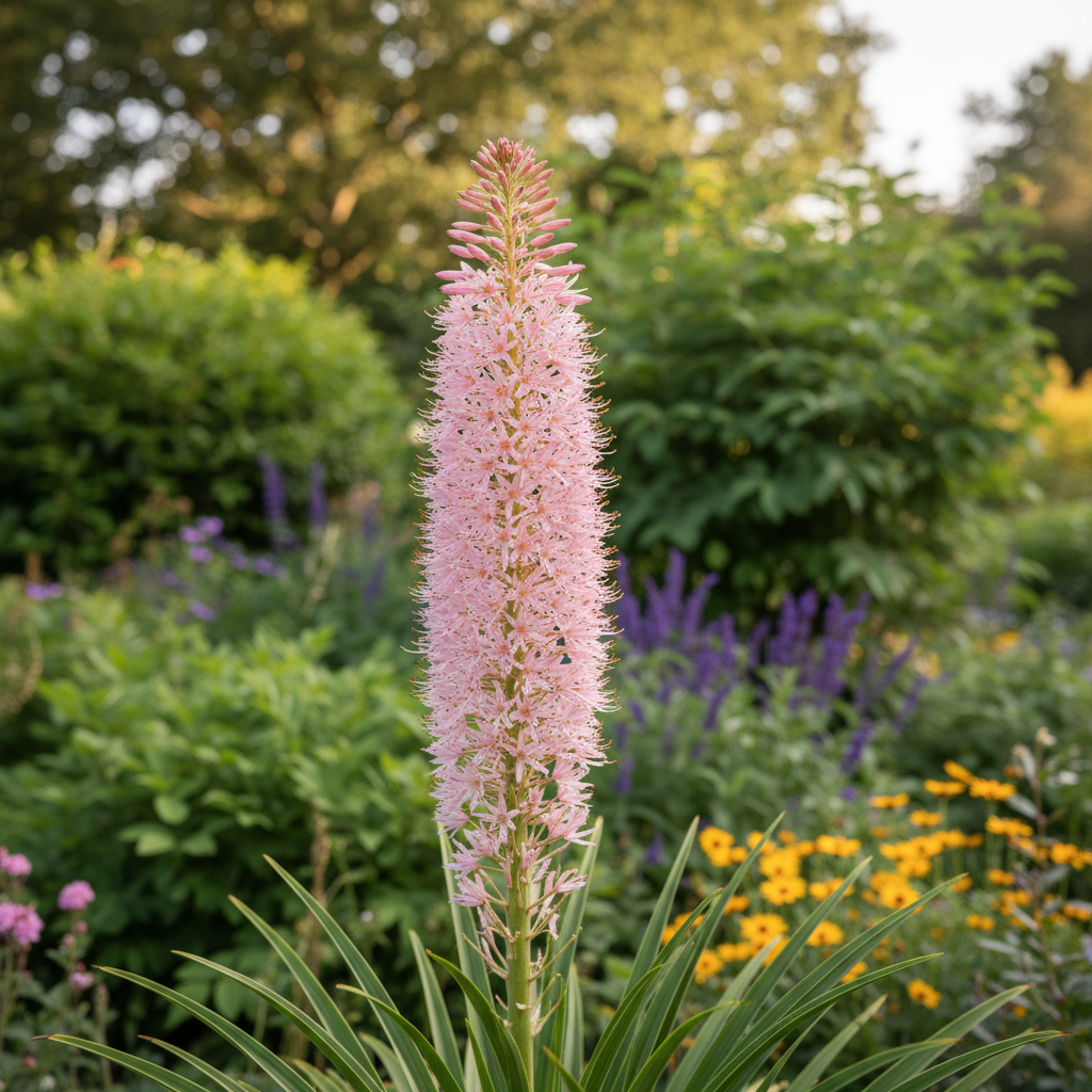 Giant Foxtail Lily in garden setting