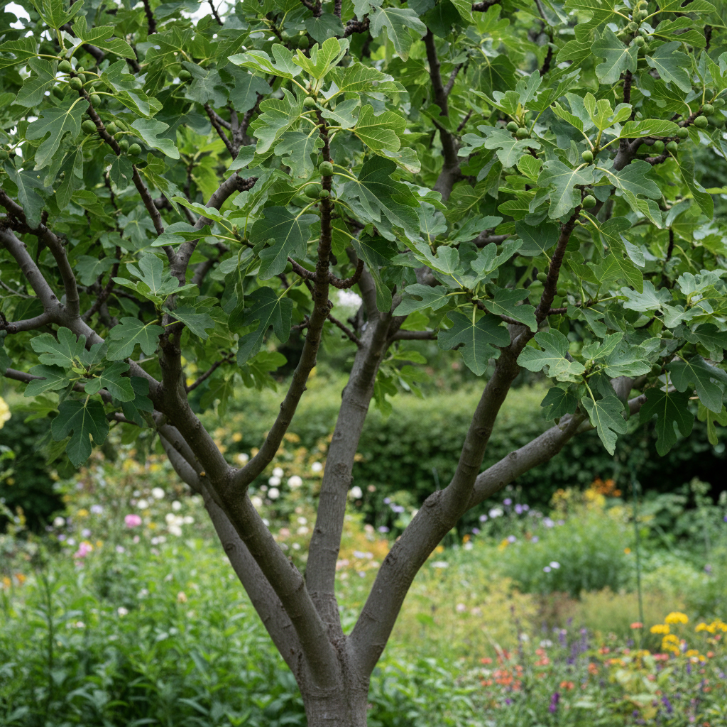 Fig Tree in garden setting